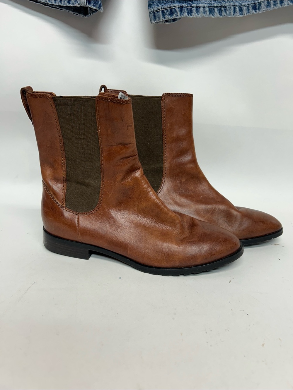Women’s Brown Leather Chelsea Boots - Classic Pull-On Cole Haan 8.5 Nike air